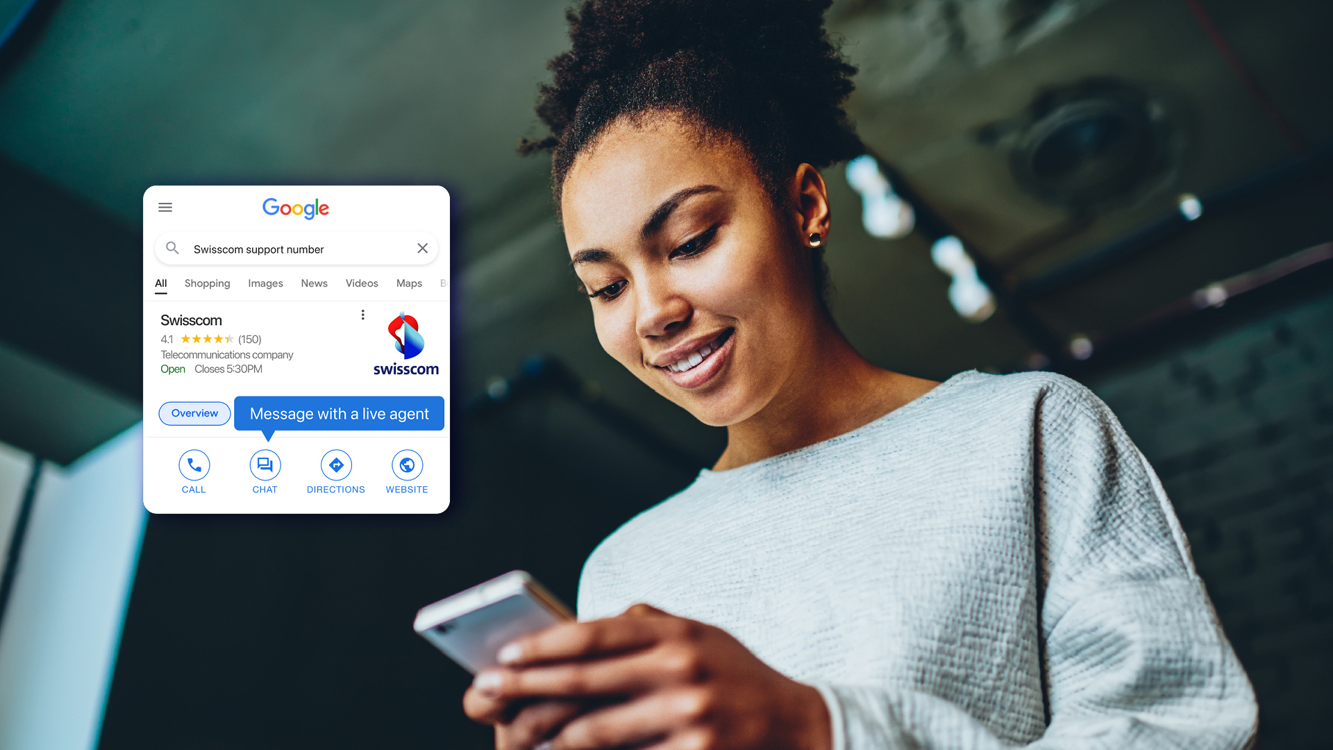 Case Study Header image swisscom 2021