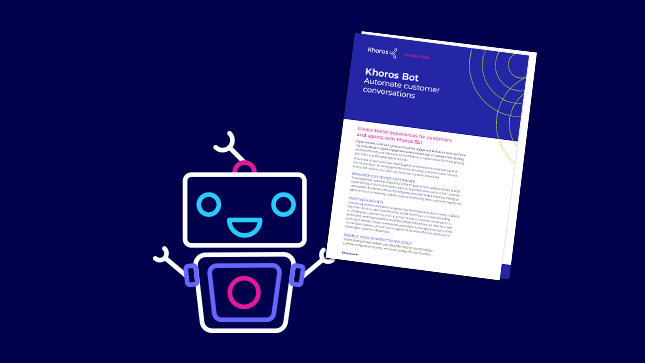 Khoros bot product overview header image