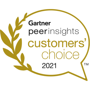 Gartner Peer Insights Customers Choice badge Color 300x300